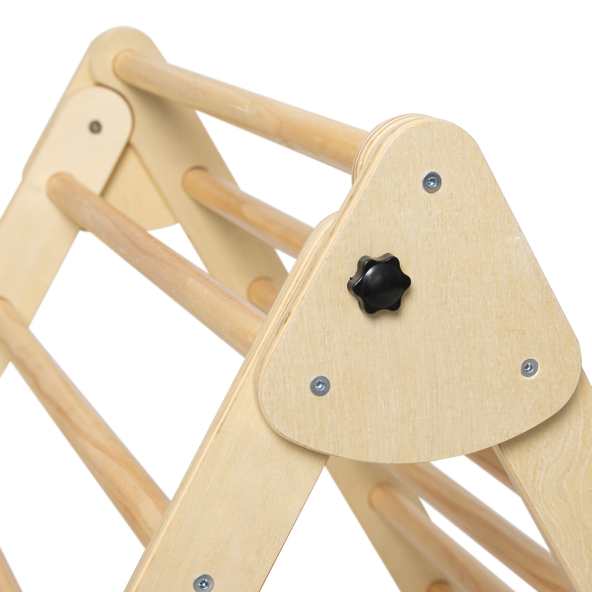 Houten Klimrek Pikler klimdriehoek met trap/glijbaan + Gratis speeltent